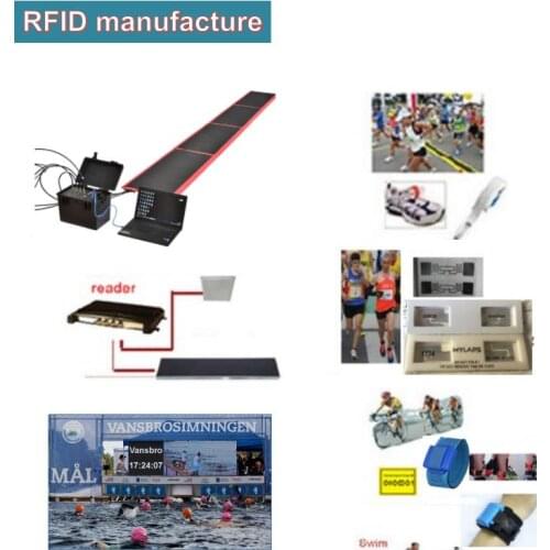 Dogbone rfid bibtag impinj monza R6 chip long range smartrac rfid sticker 860-960mhz 915mhz for sports marathon running race