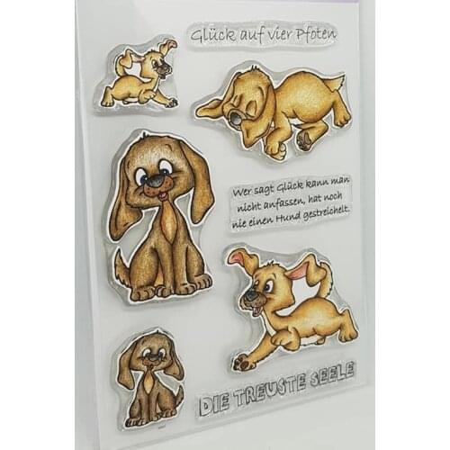 German stamp Clear Stamp for Scrapbooking Transparent Silicone Rubber DIY Photo Album Decor G65