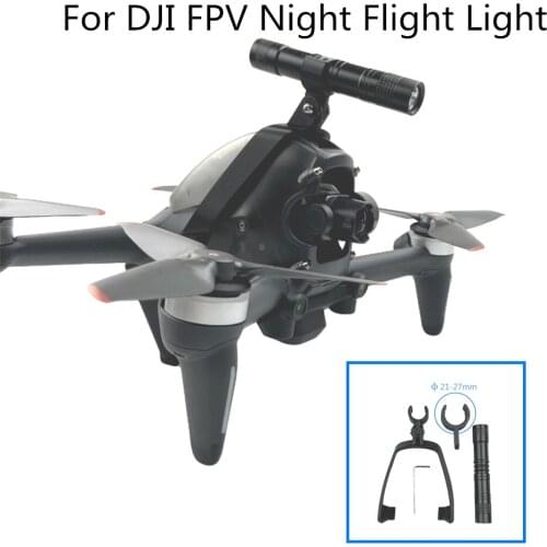 Night Light For Dji Fpv Modification Led Searchlight Flashlight Fill Light Night Flight Rescue