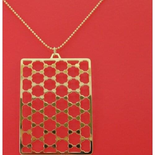 Graphene necklace - Carbon geometry pendant