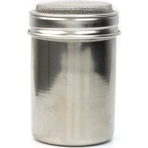 Silver stainless steel mesh tube type dusters dusting salt shaker spice jar