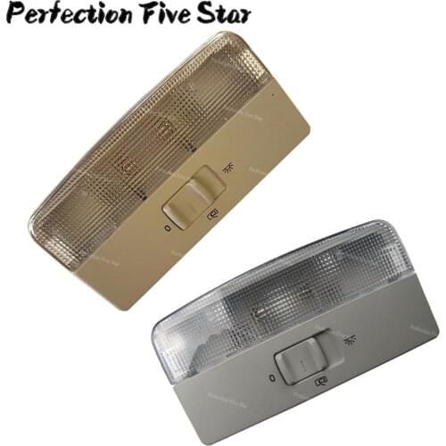 Gray / Beige Reading Light Interior Lamp Dome Light For VW Polo 9N 6R T5 2002-2015 Bora 2002-2005 Caddy 2004-2015 Fabia Seat