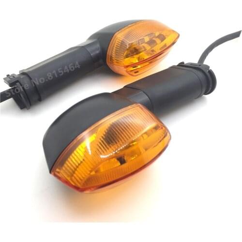 Yecnecty 1 Pair Motorcycle Light Turn Signal Indicator ABS Motorbike Flashers For Yamaha MT-09 Tracer FZ-09 XJ6 Diversion