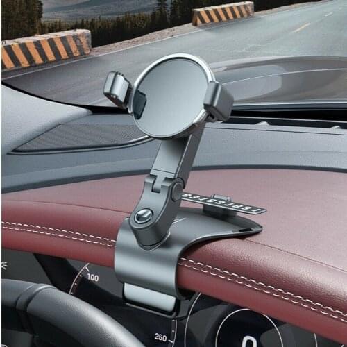Universal Multifunctional 1200 Rotation Car AR GPS Navigation Dashboard Sunvisor Mobile Phone Holder Bracket