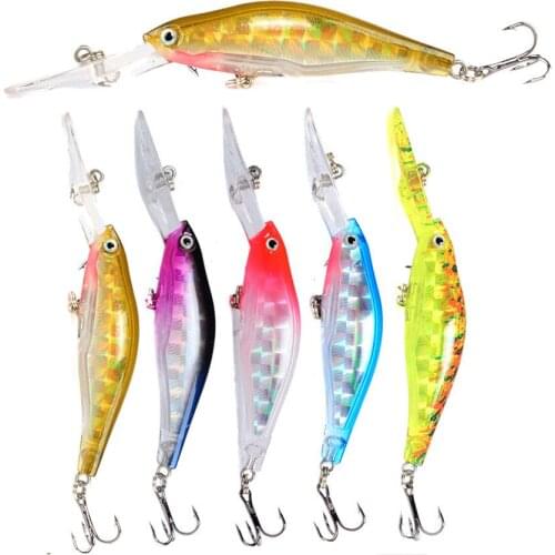1 pcs High Quality Minnow Fishing Lure 5 Color Fishing Bait 9CM 7g Carp Fishing hooks Lead Hard Lure Fishing Tackle