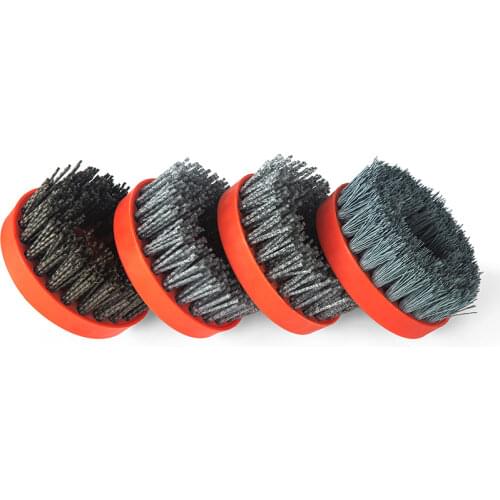 Circular Stone Abrasive Diamond Antique Brush For Marble And Granite Surface Polishing