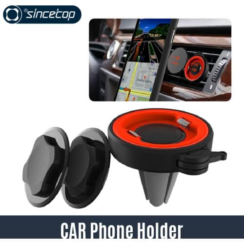 No Magnetic Car Phone Holder For iPhone In Car Air Vent Mount Universal Mobile Smartphone Stand Quick Mount Support Cell Holder