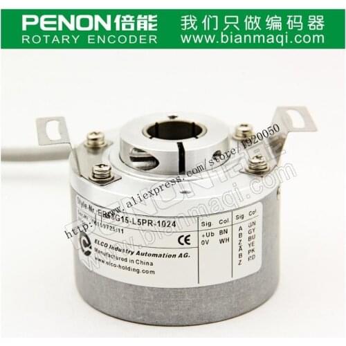 Elco ELCO EB58G15-L5PR-1024 rotary incremental encoders with hollow shaft 15mm1024 line