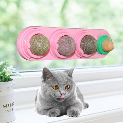 Natural Catnip Cat Toy Healthy Catmint Toys For Cats Kitten Kitty Cleaning Teeth Play Ball Cat Supplies Pet Products