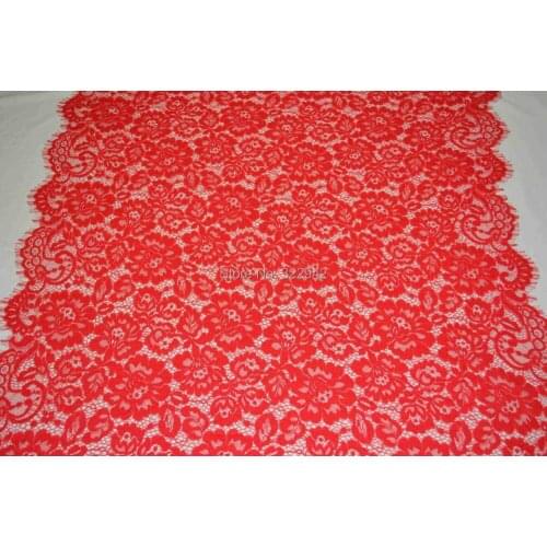 High Quality Bridal Lace Applique Fabric Soft swiss flower trim, wedding french lace with eyelashes for garment