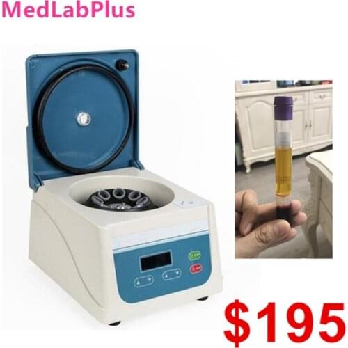 PRP centrifuge4000RPM Laboratory Electric Centrifuge Medical Practice Machine Lower speed Desktop Centrifuge