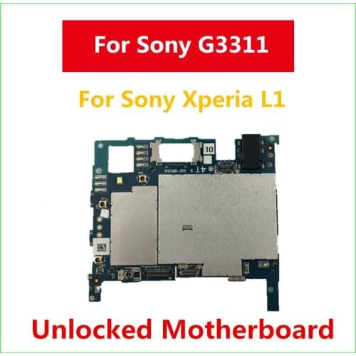 For Sony Xperia L1 G3311 Motherboard Unlocked Logic Board For Sony Xperia L1 G3311 With Chips Full Working Replacement