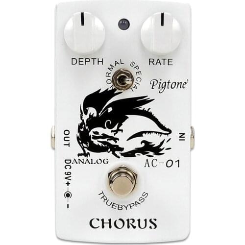 Pigtone PP-25 Super Chorus Electric Guitar Accessories Parts Effect Pedal True bypass