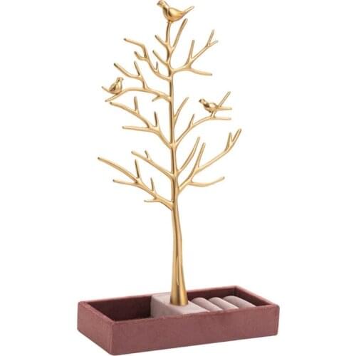 Jewelry Stand Storage Box Display Tree Stand Suitable for Earrings Rings Necklaces Ladies and Girls (Storage Box)