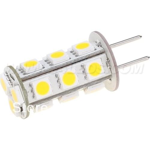 Free Shipment Dimmable 18LED G6.35 Led Bulb Lamp 12VDC&12VAC 360-396LM 3W SMD 5050 For Boats Ships Automobiles Camper 1pcs/lot