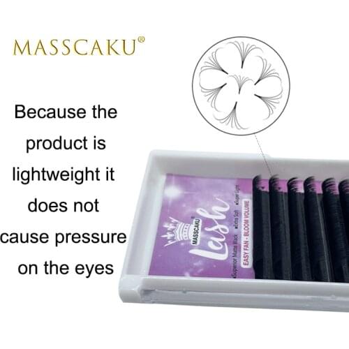 New Design 8-17mm Auto Fan Eyelash Extension Lash Extensions Fast Fanning Individual Esay Fanning Moveing Mink Lashes Tray