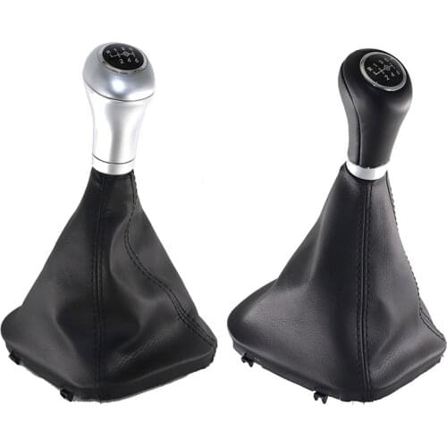 Car Gear Shift Knob Lever Stick Gaiter Boot Cover Collar Leather For MERCEDES BENZ C CLASS W203 S203 CL203 2000-2004 W209 CLK