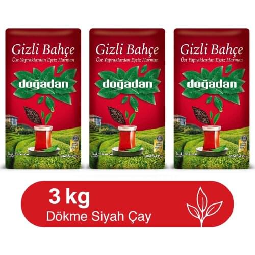 Secret Garden from Nature 1000 gr Bulk Black Tea X3 From nature FREE SHİPPİNG