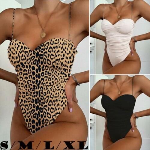 Ladies Sexy Women Bandage Bikini Sets Backless One-Piece Swimwear Push-up Padded Beach Bikini Bathing Suit