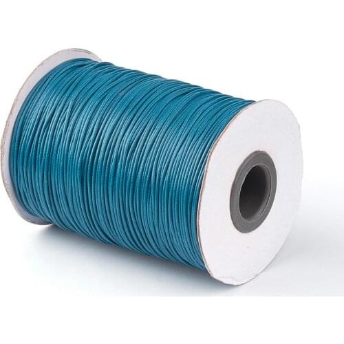 1mm 88yards/roll 38 Colors Korean Waxed Polyester Cord for Jewelry Making, Knotds Making Bracelet rope Decorative Accessories