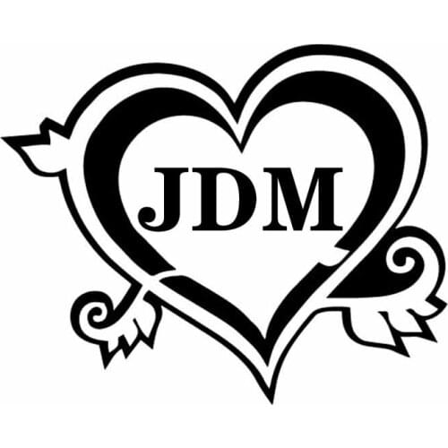 15.5X12.6CM My Love Heart Car Sticker Vinyl Decal JDM