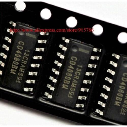 20pcs/lot CD4060BM SOP-16 / HCF4060 logic circuit / binary counter