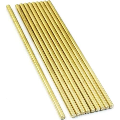 20pcs Brass Round Rod Bar Solid Brass Rod 100mm*3mm 99.9