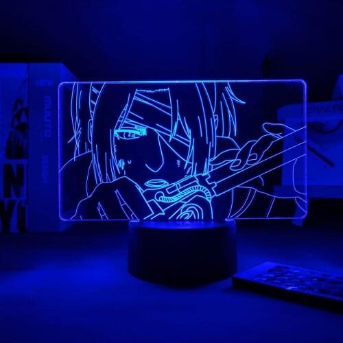 3d Lamp Anime Attack on Titan Hange Zoe Light for Bedroom Hange Zoe Decoration Kids Gift Attack on Titan LED Night Light gift