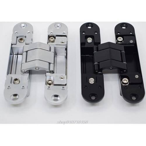 3D adjustable hidden door hinge adjustable conceal hinge /invisible door hinge for 2 hinges M25 21 Dropship