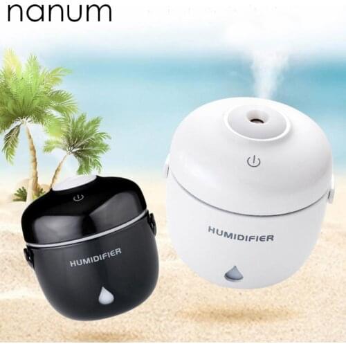 Aroma Essential Oil Diffuser Mini Ultrasonic Rice Cooker Humidifier Purifier LED Light USB Car Air Freshener Mist Maker