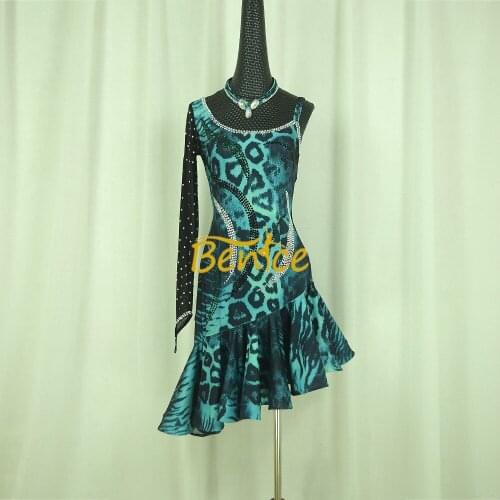 Free Shipping Latin Dance Skirt For Women Professional Sumba Dancing Skirt Adult Rumba QiaQia Latin Dress Latin Performances Dre