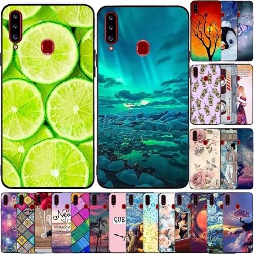 For Samsung A20s Case 6.5" Silicone Soft Back Cover For Samsung Galaxy A20s Case Cartoon TPU Coque for Samsung A 20s Bumper Bags