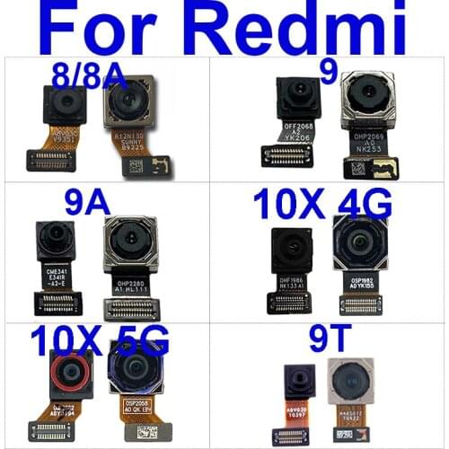 Front Small & Back Rear Camera Module For Xiaomi Redmi 8 8A Small Facing Camera + Main Big Camera Flex Cable Replacement Parts