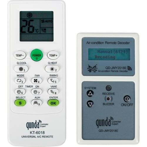 New Air Conditioner Remote Control Suitable for Qunda KT-6018 Universal A/C Remote Control QD-JMY2018E A/C Decoder
