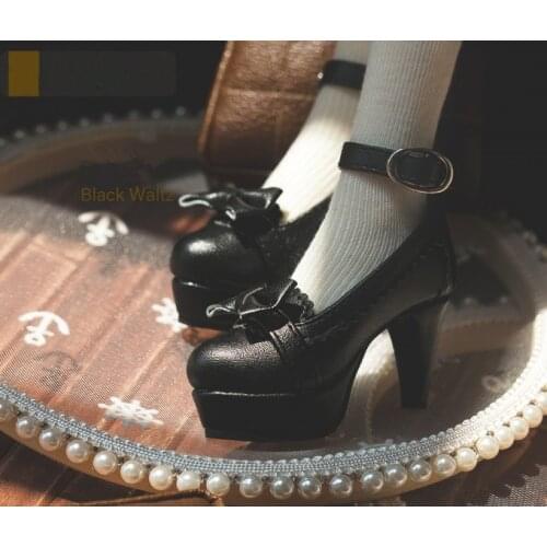 BJD doll shoes are suitable for 1/3 SD MDD size stylish noble and sexy high heels with bowtie new high heels red black and blue