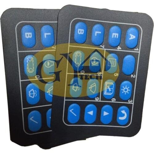 PC200-7 7835-12-3007 excavator monitor sticker for Komatsu excavator display guage with 3M glue