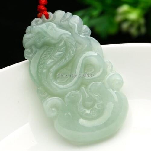 Natural a waxy types of ice jade snake Zodiac Pendant genuine jade in Burma men and women shall sign of the zodiac jade pendant