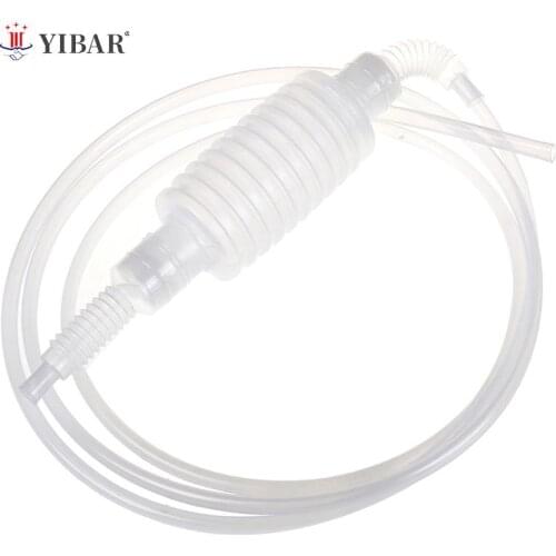 Portable Pump Transfer Fuel Oil Sucker Liquid Truck Diesel Siphon Suction Pump Plastic Car Hose Oil Gas Syphon
