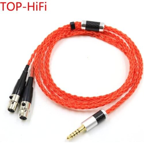 TOP-HiFi UPOCC Silver Plated 2.5/3.5/4.4mm/XLR Balanced Headphone Upgrade Cable for Audeze LCD-3 LCD3 LCD-2 LCD2 LCD-4 Earphone