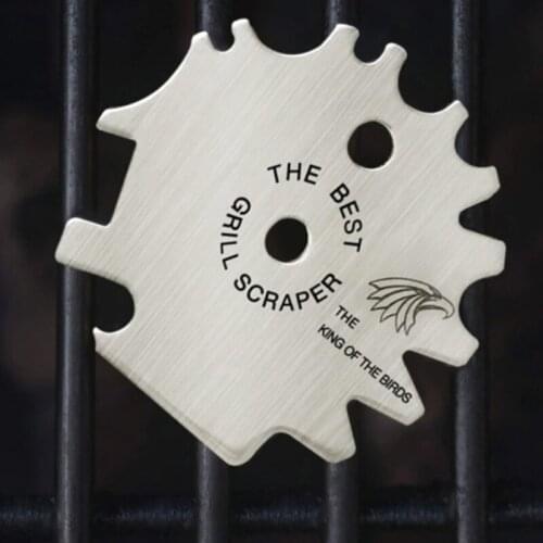 Convenient Barbecue Scraper Barbecue Rack Cleaning Tool To Clean Indoor And Outdoor Barbecue Iron Mesh Grease