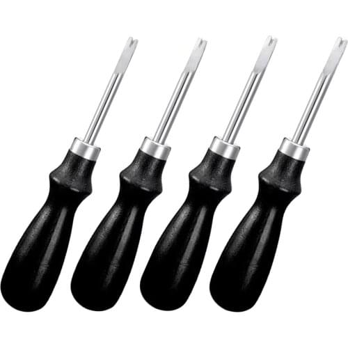 KAOBUY 4 Sizes Leathercraft Edge Beveler Edge Skiving Beveler, Cutting Beveling Leather Working Set For Rounds Off Edges