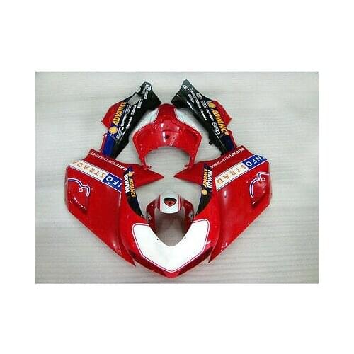 Wotefusi Injection Mold Bodywork Fairing For 2007-2011 08 09 Ducati 1098 848 1198 (DC)