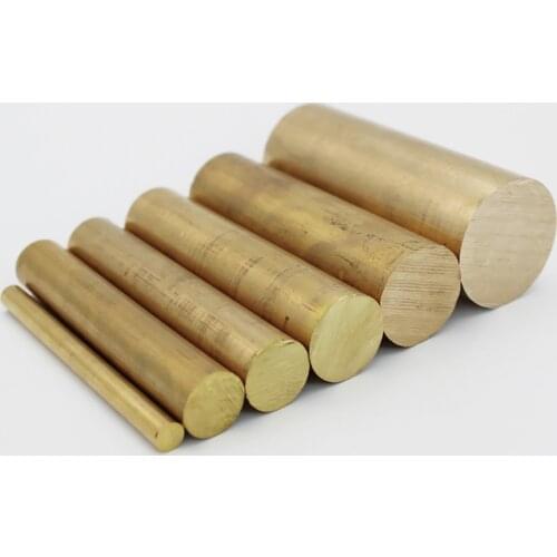 1pcs Solid H59 Brass Round Bar Lathing Metal Bar Rod Length 200 / 500mm Diameter 1/2/2.5/3/4/5/6/7/8/9/10/11/12/13/14/15mm