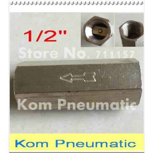 2pcs a lot Free Shipping CV Seriess 1/2" bsp 1/2 inch Thread Female One Way Compressor Water Air Check Valve One-way Full Ports