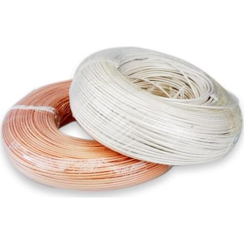 4N Copper Silver-plated Shielded Bulk Wire Multi-core Oxygen-free Copper Signal Wire Loose Wire - 12AWG / 24AWG