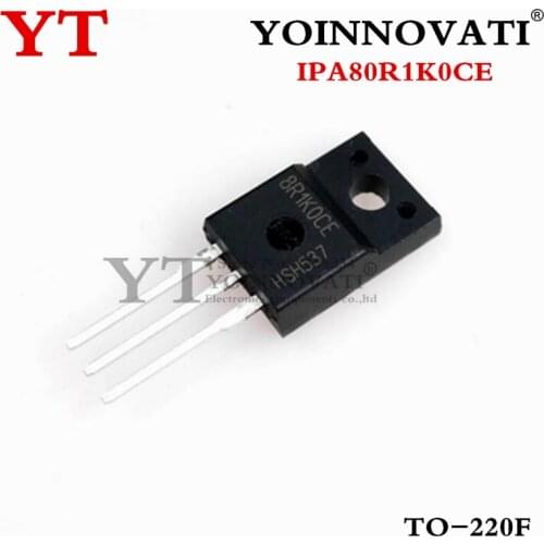 5PCS IPA80R1K0CE 8R1K0CE 5.7A 800V TO220F