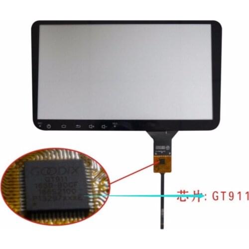 Android universal DVD navigation 9 inch capacitive touch screen is 219 *137mm / GT911/6 line capacitance with ammonium key