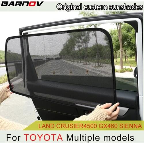Car Special Magnetic Curtain Window SunShades Mesh Shade Blind Original Custom For Toyota Landcrusier-4500 GX400/460 Sienna