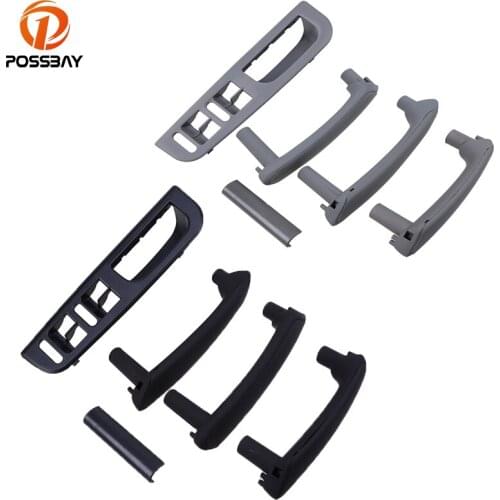 POSSBAY Car Master Window Switch Control Panel Trim Bezel Door Grab Handle for VW Passat B5 B5.5 Sedan/Wagon 1996-2005