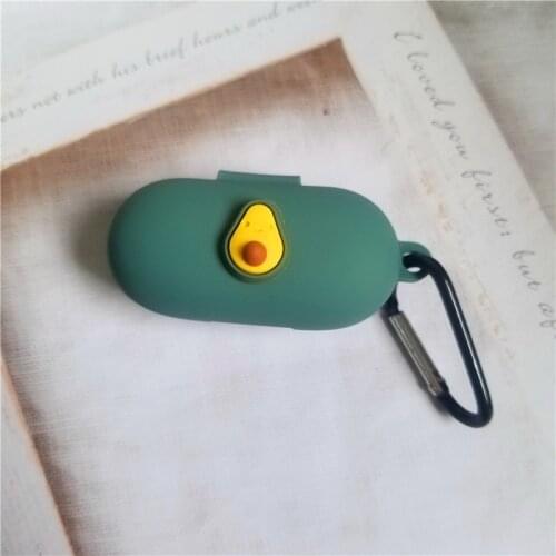 Cute Earphone Case For Haylou GT1 Pro Silicone Cover Wireless Bluetooth Headphone Case For Haylou GT1Pro Headset Coque With Hook